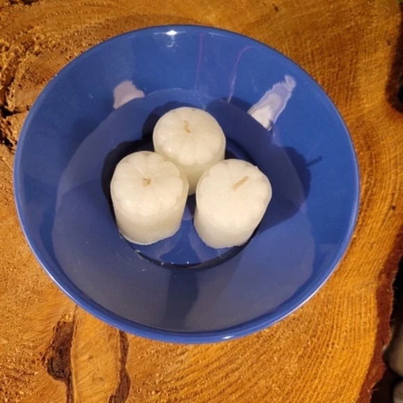 ❤️ Indigo dish with 3 candles - Picture 4 of 6